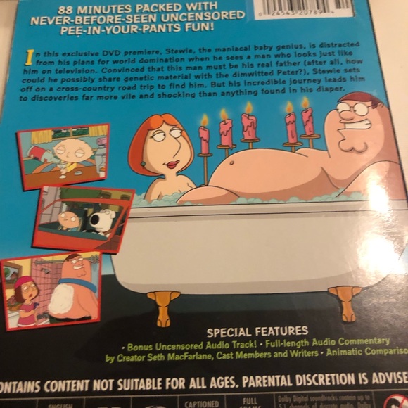 Family Guy Seasons 1-5 plus Stewie Griffin: The untold Story DVD Tested - Picture 6 of 8